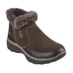نیم بوت زنانه اسکچرز مدل 167403 Relaxed Fit: Easy Going - Warm Escape قهوه CHOC