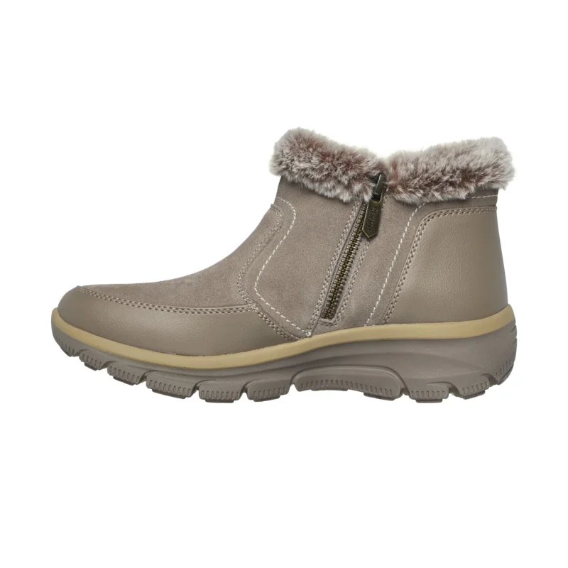 نیم بوت زنانه اسکچرز مدل 167403 Relaxed Fit: Easy Going - Warm Escape TPE کرم