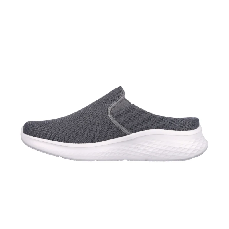 صندل مردانه اسکچرز مدل 232474 Skech Lite Pro Slip On Clogs CHAR طوسی