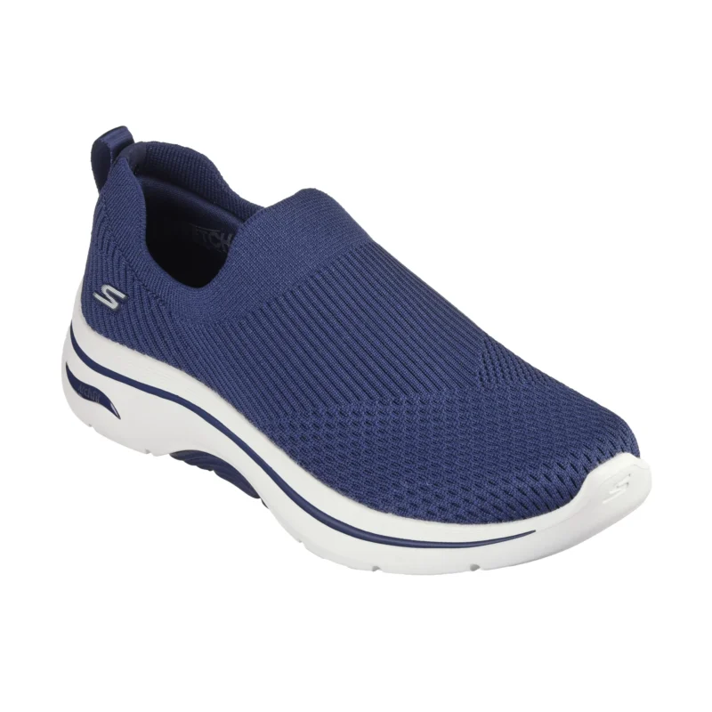 خرید کفش زنانه اسکچرز مدل 125300 NVW Skechers GO WALK Arch Fit 2.0 - Paityn سرمه ای زیره سفید