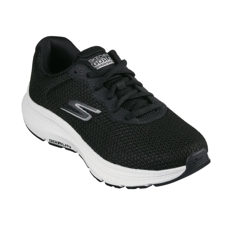 خرید و قیمت کفش زنانه اسکچرز مدل 128605 BKW GO RUN Consistent 2.0 - Engaged Skechers مشکی زیره سفید