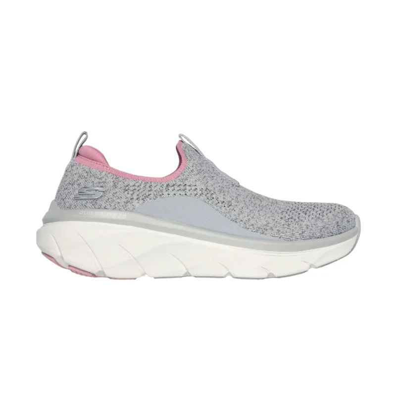 کفش زنانه اسکچرز مدل 150092 GYPK Skechers Relaxed Fit: D'Lux Walker 2.0 - Bold State طوسی صورتی
