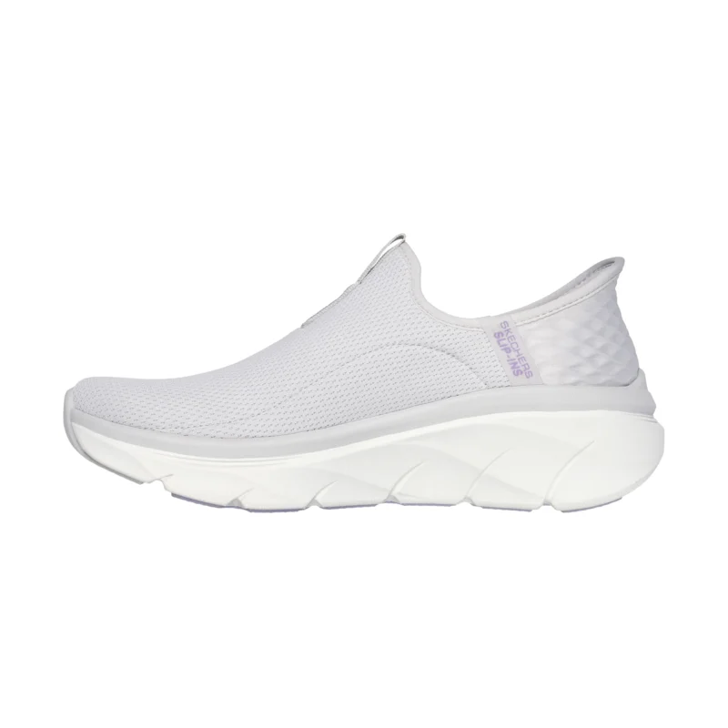 کفش زنانه بدون بند طوسی سکچرز مدل 150099 LGLV Skechers Slip-ins RF: D'Lux Walker 2.0