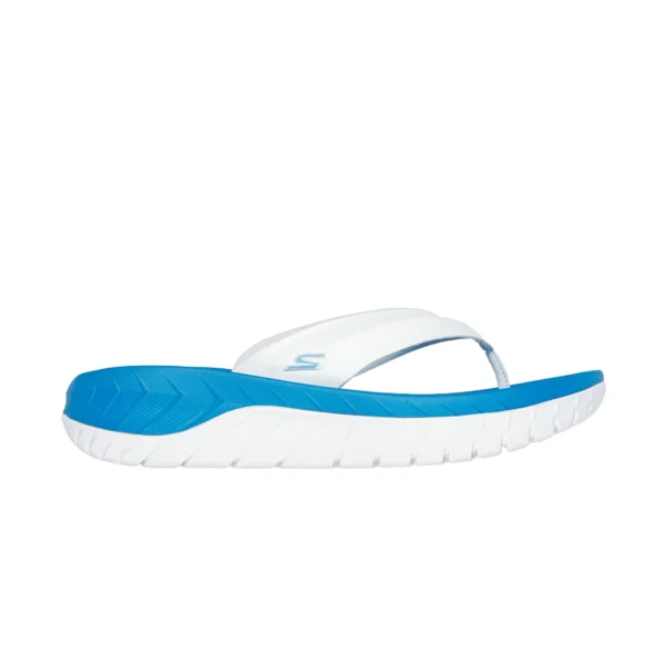 خرید دمپایی آبی انگشتی مردانه اسکچرز مدل 229018 WBL Go Recover Sandal از نمایندگی اسکیچرز