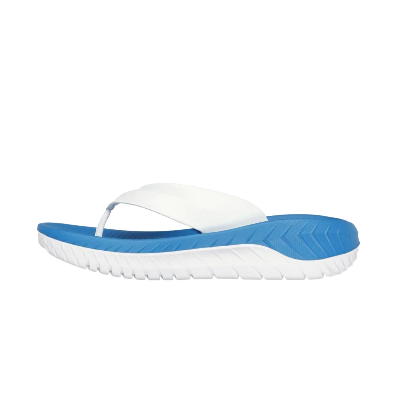 خرید دمپایی آبی انگشتی مردانه اسکچرز مدل 229018 WBL Go Recover Sandal از نمایندگی اسکیچرز