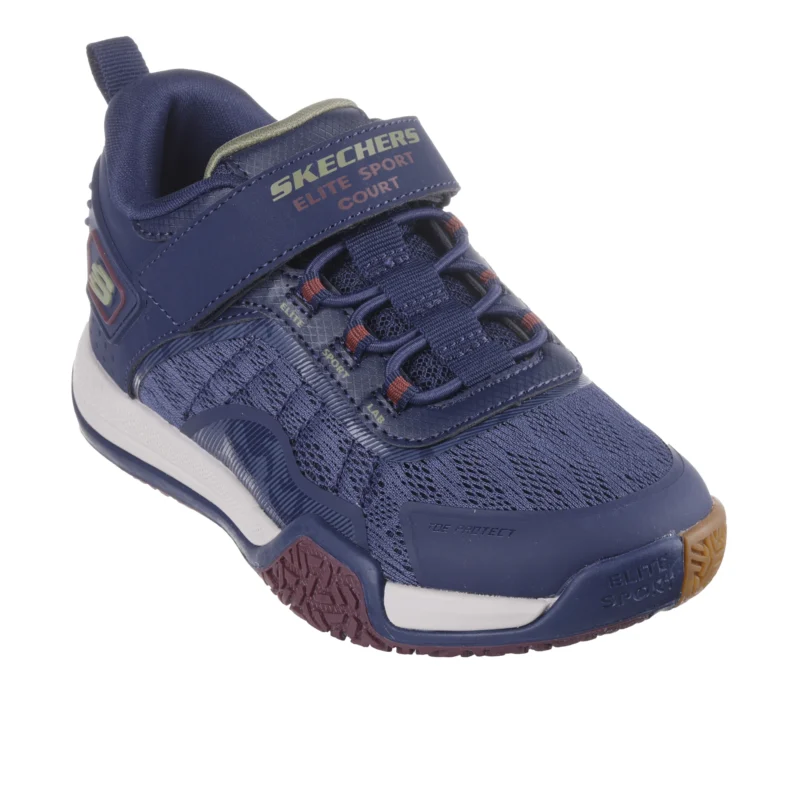 خرید کفش سرمه‌ای پسرانه اسکچرز مدل 403968L NVMT Elite Sport Court Skechers راحتی از ایران اسکیچرز