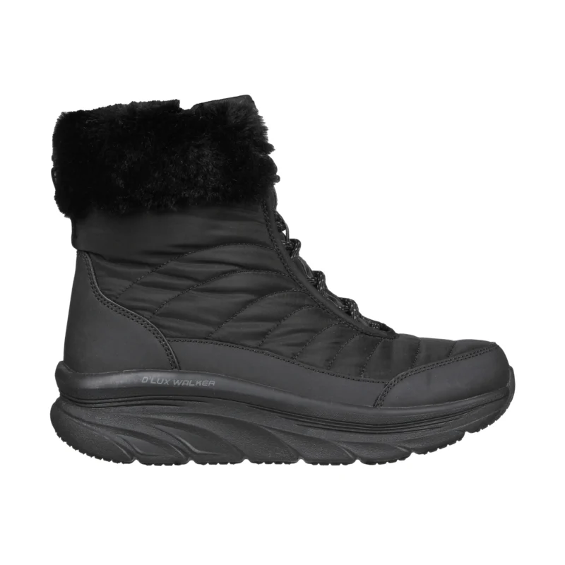 قیمت نیم بوت مشکی زنانه اسکچرز مدل 167388 BBK D'lux Walker - Winter Solstice Skechers