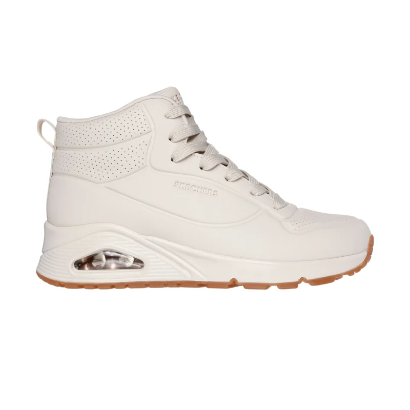 کفش شیری زنانه اسکچرز مدل 177097 OFWT Skechers Uno - Stand High در سایت ایران اسکیچرز
