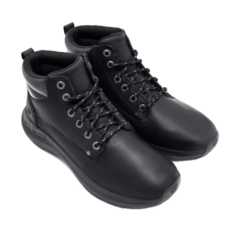 قیمت نیم بوت مشکی مردانه اسکچرز مدل 205175 BLK Relaxed Fit: Parson - Ederic Skechers