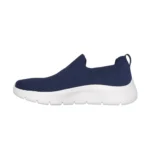 خرید کفش بدون بند سرمهای زنانه اسکچرز مدل 124833 NVW GO WALK Flex - Elani Skechers اورجینال جورابی