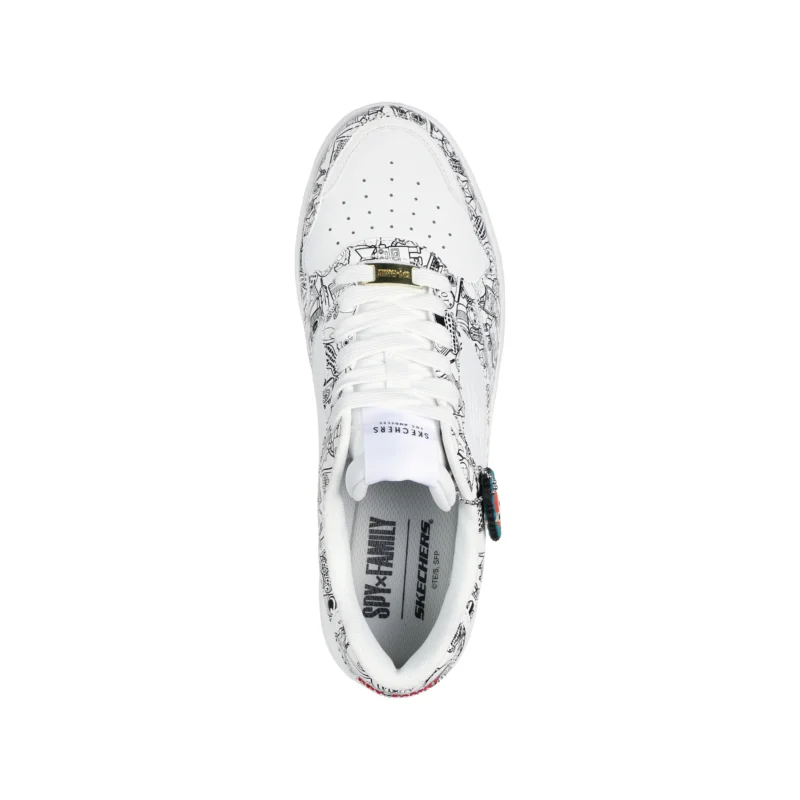قیمت و خرید کفش سفید مردانه اسکچرز مدل 183902 WHT Koopa - Spy x Family Skechers اورجینال طرح انیمه از ایران اسکیچرز