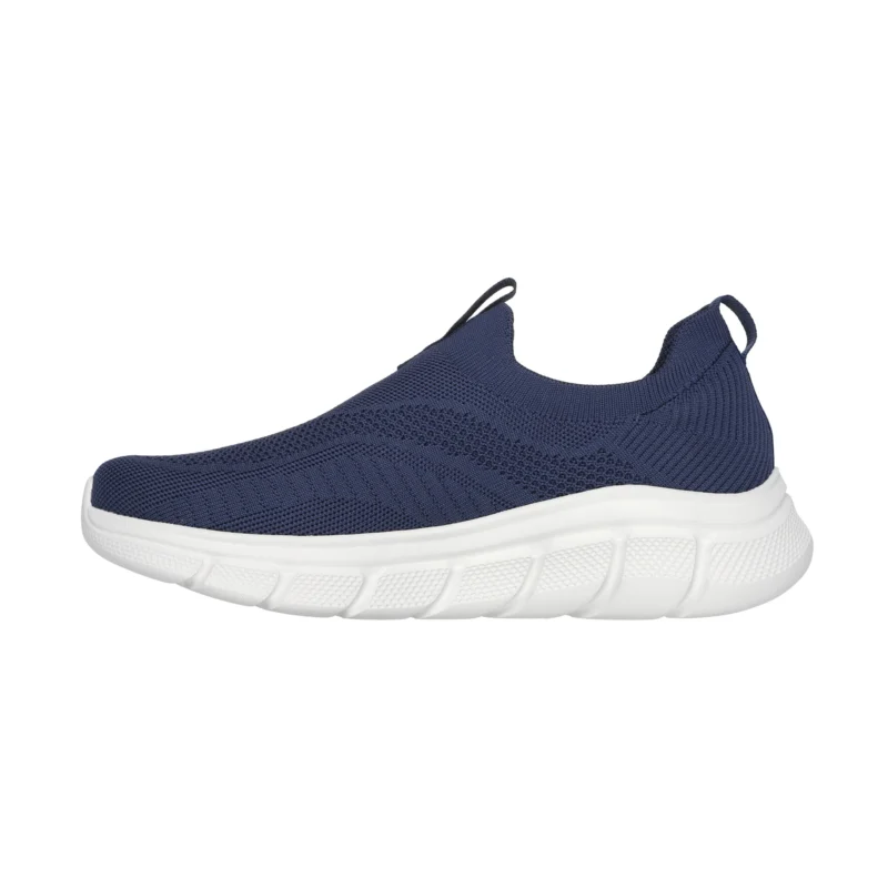 قیمت و خرید کفش بدون بند سرمه‌ای مردانه اسکچرز مدل 118107 NVY BOBS B Flex - Frigid Edge Skechers از ایران اسکچرز اصل