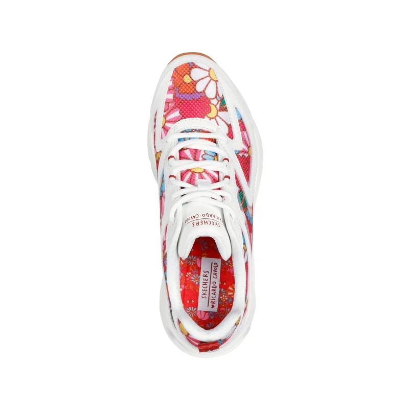 خرید کفش زنانه اسکچرز مدل 177948 WMLT Tres-Air Uno - Ricardo Cavolo Spring Bloom skechers از سایت ایران اسکیچرز