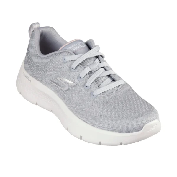 قیمت و خرید کفش بندی طوسی زنانه اسکچرز مدل 124830 GYPK Go Walk Flex - Kali Skechers اورجینال مناسب پیاده روی از ایران اسکیچرز