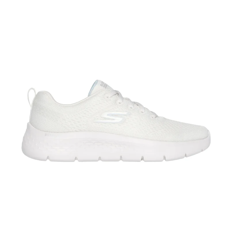قیمت و خرید کفش بندی شیری سفید زنانه اسکچرز مدل 124830 NTLB Go Walk Flex - Kali Skechers اورجینال از نمایندگی تهران