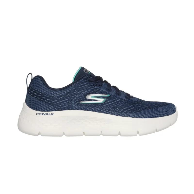 خرید کفش اورجینال بندی سرمه‌ای زنانه اسکچرز مدل 124830 NTLB Go Walk Flex - Kali Skechers با ارسال رایگان
