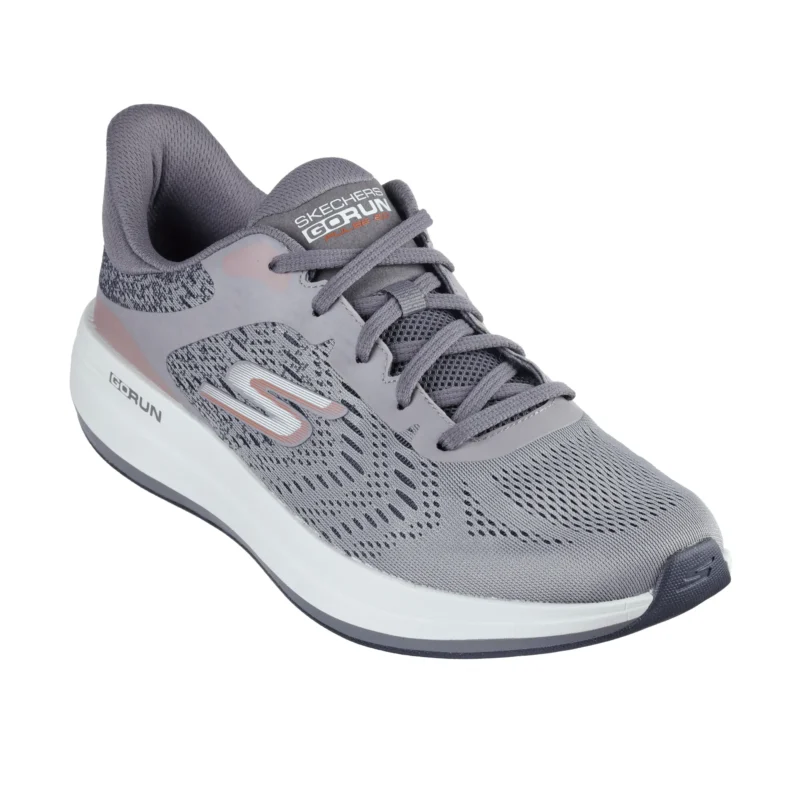 خرید کفش طوسی مردانه اسکچرز مدل 220541 GYOR GO RUN PULSE 2.0 مناسب دویدن راحت پوش از ایران اسکیچرز