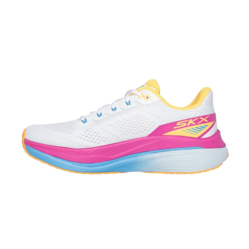 خرید کفش سفید ورزشی زنانه اسکچرز مدل 128901 WOR Max Cushioning Propulsion از ایران اسکیچرز