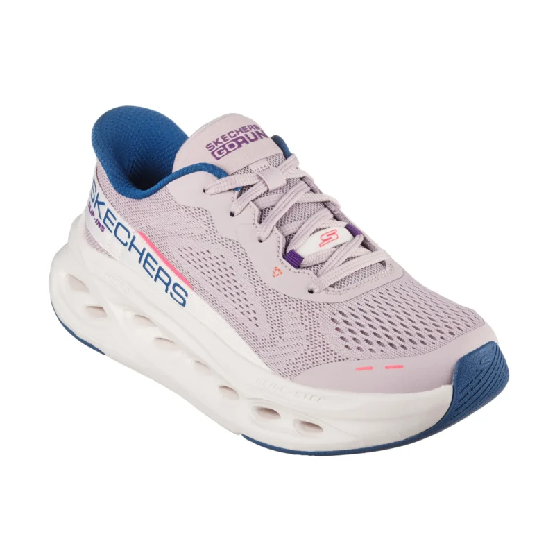 خرید کفش رانینگ کرم بنفش زنانه اسکچرز مدل 129400 LAV Slip-ins: Max Cushioning Glide-Step از تهران اسکیچرز