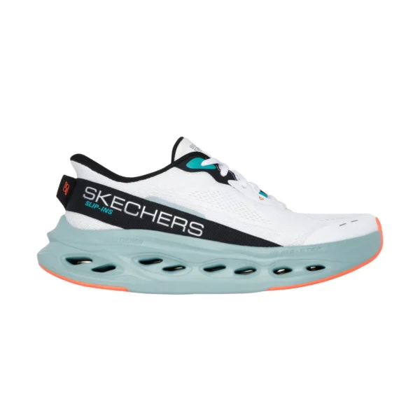 خرید کفش سفید مردانه اسکچرز مدل 220421 WMLT Slip-ins: Max Cushioning Glide-Step - Advert مناسب ایستادن طولانی مدت و روزمره از ایران اسکیچرز