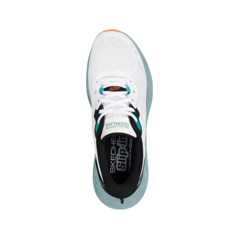 خرید کفش سفید مردانه اسکچرز مدل 220421 WMLT Slip-ins: Max Cushioning Glide-Step - Advert مناسب ایستادن طولانی مدت و روزمره از ایران اسکیچرز