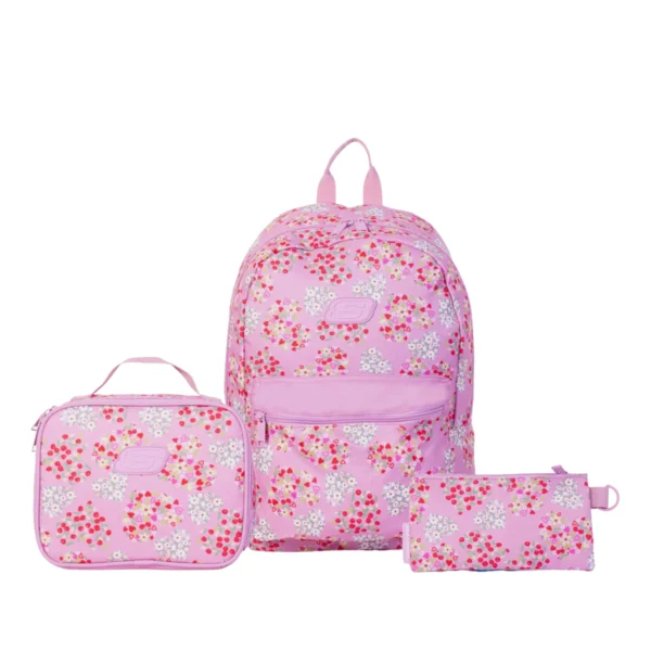 خرید کیف صورتی کوله پشتی اسکچرز 3 تکه مدل SKCH8357 CBLS Utility Backpack Set