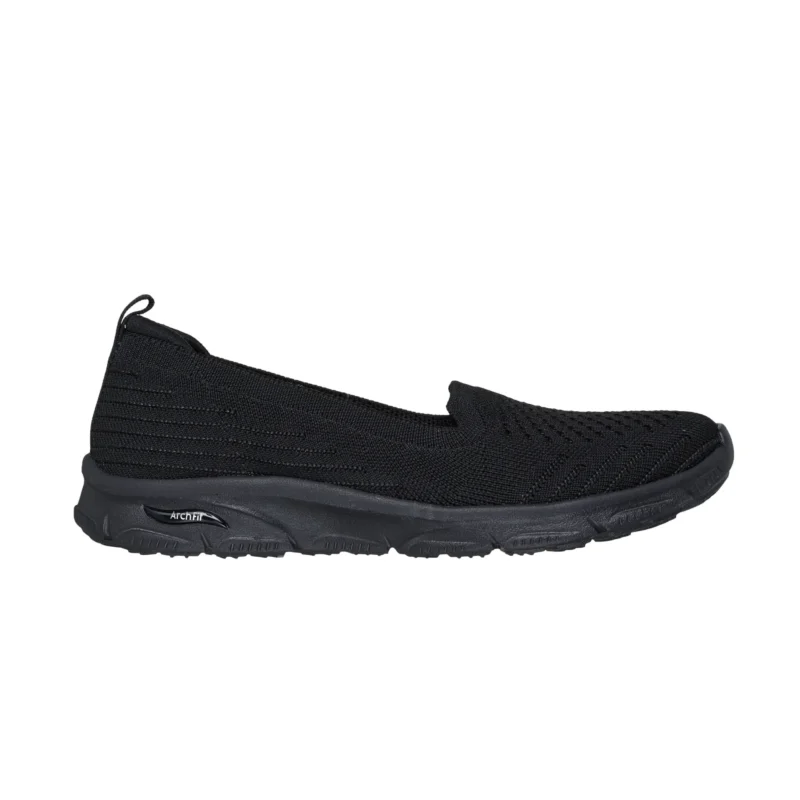 خرید کفش مشکی بدون بند زنانه اسکچرز مدل 100726 BBK Arch Fit Sunny - Comfort Flow از نمایندگی اسکیچرز