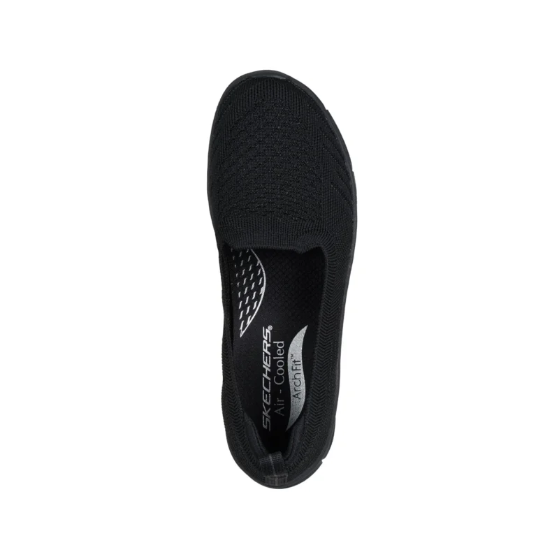 خرید کفش مشکی بدون بند زنانه اسکچرز مدل 100726 BBK Arch Fit Sunny - Comfort Flow از نمایندگی اسکیچرز