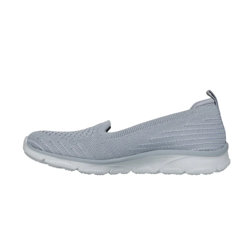 خرید کفش طوسی بدون بند زنانه اسکچرز مدل 100726 GRY Arch Fit Sunny - Comfort Flow از نمایندگی اسکیچرز
