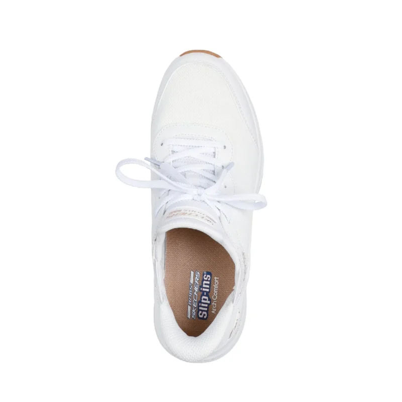 خرید کفش سفید زنانه اسکچرز مدل 117627 W Bobs Arch Comfort B Sweet - A Look از نمایندگی