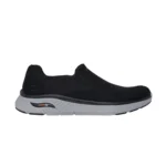 خرید کفش مشکی بدون بند اسکچرز مدل 205345 BLK Relaxed Fit: Arch Fit Crosser - Locke از ایران اسکیچرز