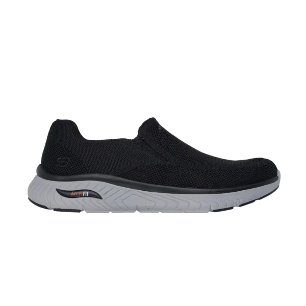 خرید کفش مشکی بدون بند اسکچرز مدل 205345 BLK Relaxed Fit: Arch Fit Crosser - Locke از ایران اسکیچرز