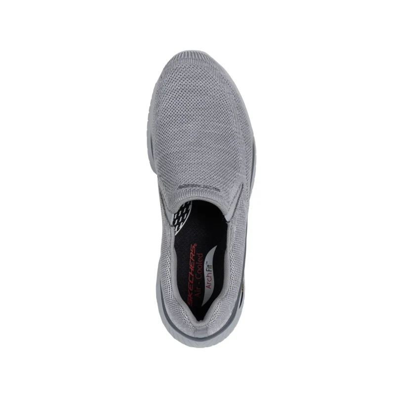 خرید کفش طوسی بدون بند اسکچرز مدل 205345 GRY Relaxed Fit: Arch Fit Crosser - Locke از نمایندگی اسکیچرز