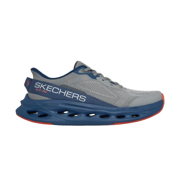 خرید کفش طوسی رانینگ مردانه اسکچرز اورجینال مدل 220421 GYNV Slip-ins: Max Cushioning Glide-Step - Advert از نمایندگی اسکیچرز