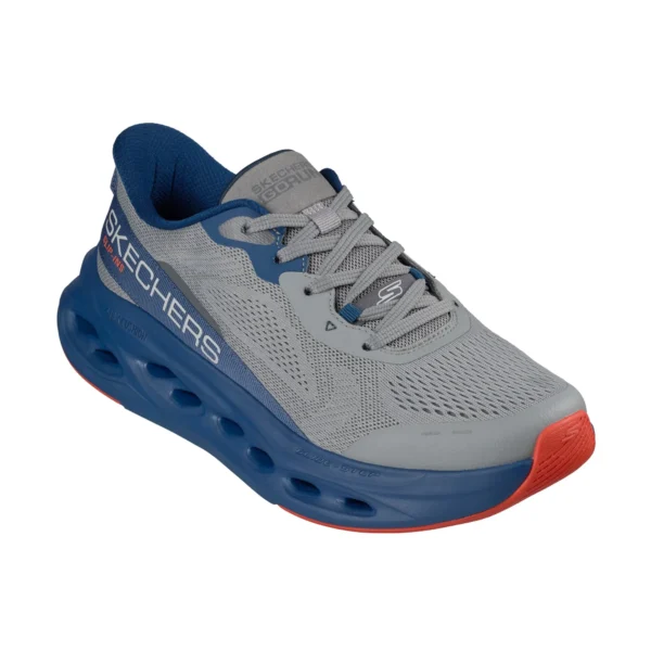 خرید کفش طوسی رانینگ مردانه اسکچرز اورجینال مدل 220421 GYNV Slip-ins: Max Cushioning Glide-Step - Advert از نمایندگی اسکیچرز
