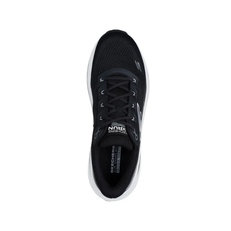 خرید کفش مشکی زیره سفید دویدن مردانه اسکچرز رانینگ اورجینال مدل 220509 BKW Max Cushioning Propulsion از نمایندگی اسکیچرز