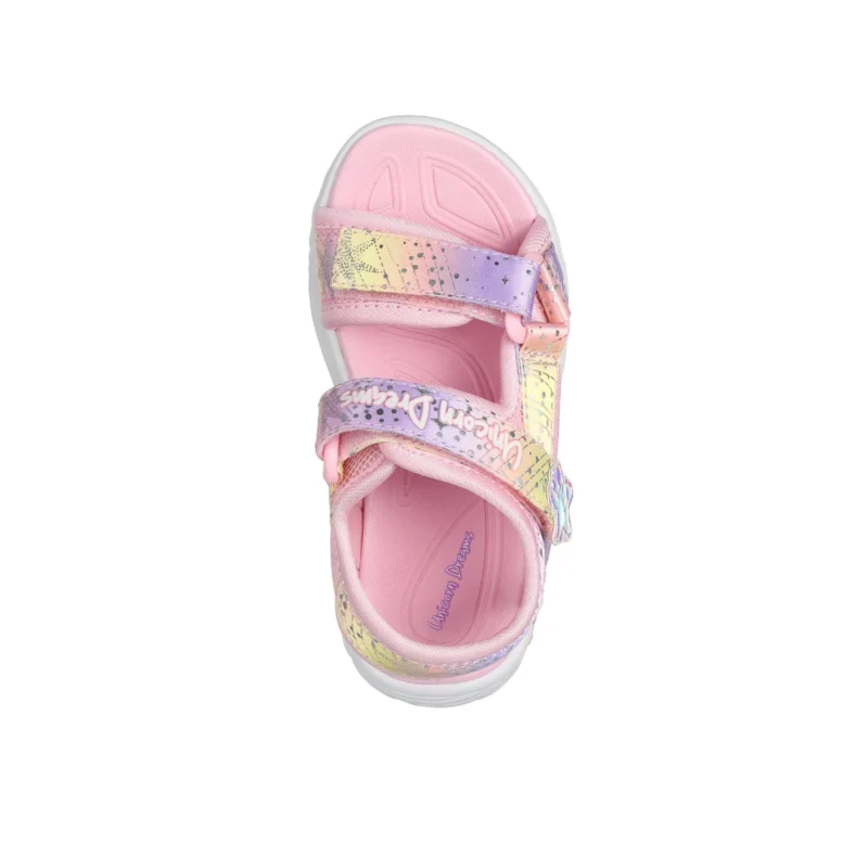 صندل دخترانه اسکچرز مدل 302682N LPMT Slights Unicorn Dreams Sandal - Majestic Bliss صندل اورجینال دخترانه اسکیچرز صورتی