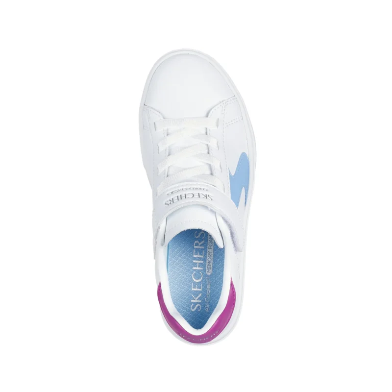 خرید کفش سفید کلاسیک دخترانه اسکچرز مدل 310094L WPR Eden LX - Classic Zone از ایران اسکیچرز